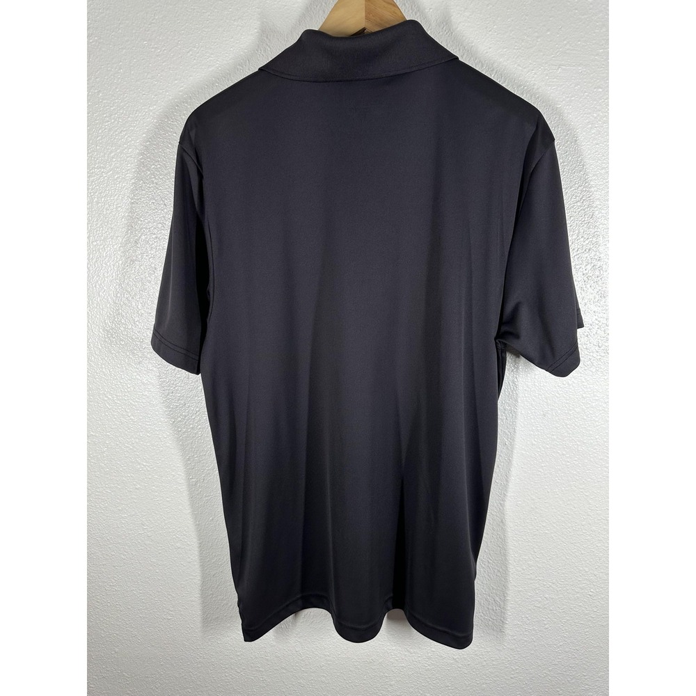 PGA Tour Polo Shirt Mens Large Black Pro Series Athletic Fit Golf Performance - Picture 2 of 6
